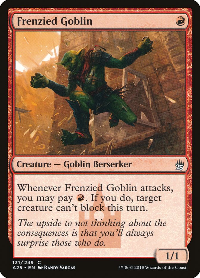 Frenzied Goblin [Masters 25] | Good Games Adelaide SA