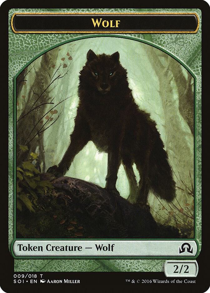 Wolf Token 9 (Shadows over Innistrad)  | Good Games Adelaide SA