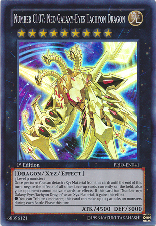 Number C107: Neo Galaxy-Eyes Tachyon Dragon [PRIO-EN041] Ultimate Rare | Good Games Adelaide SA