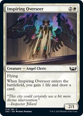 Inspiring Overseer 18 (Streets of New Capenna)  - Foil | Good Games Adelaide SA