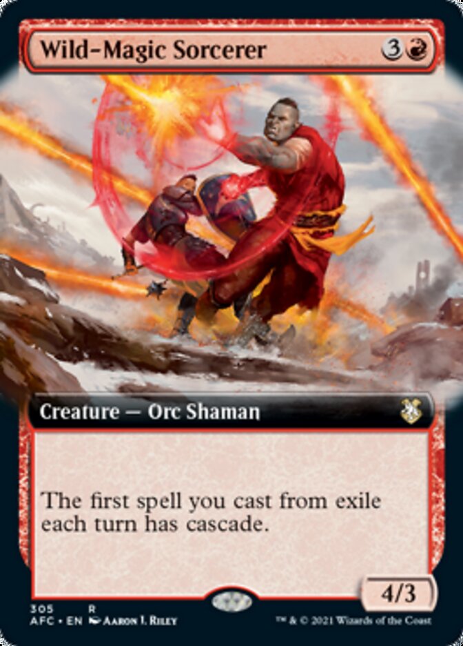 Wild-Magic Sorcerer (Extended) [Dungeons & Dragons: Adventures in the Forgotten Realms Commander] | Good Games Adelaide SA