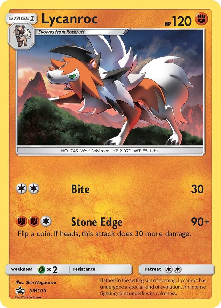 Lycanroc SM105 (SM Promos)  - Holofoil | Good Games Adelaide SA