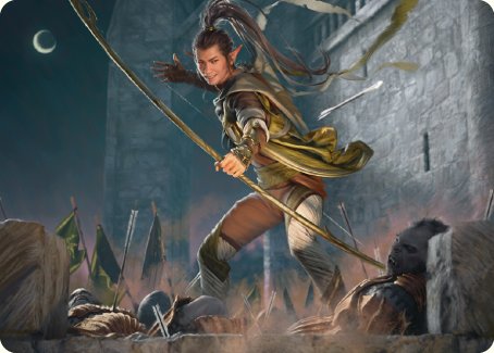 Legolas, Counter of Kills Art Card [The Lord of the Rings: Tales of Middle-earth Art Series] | Good Games Adelaide SA