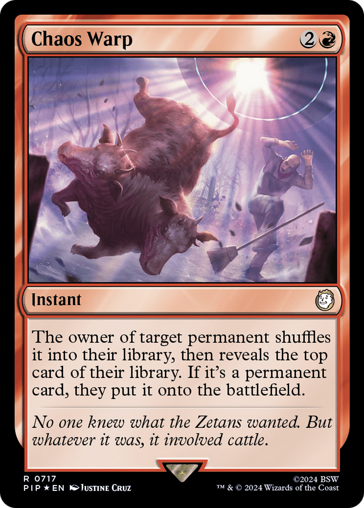 Chaos Warp (Surge Foil) [Fallout] | Good Games Adelaide SA