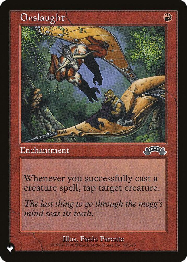 Onslaught 92/143 (The List Reprints)  | Good Games Adelaide SA