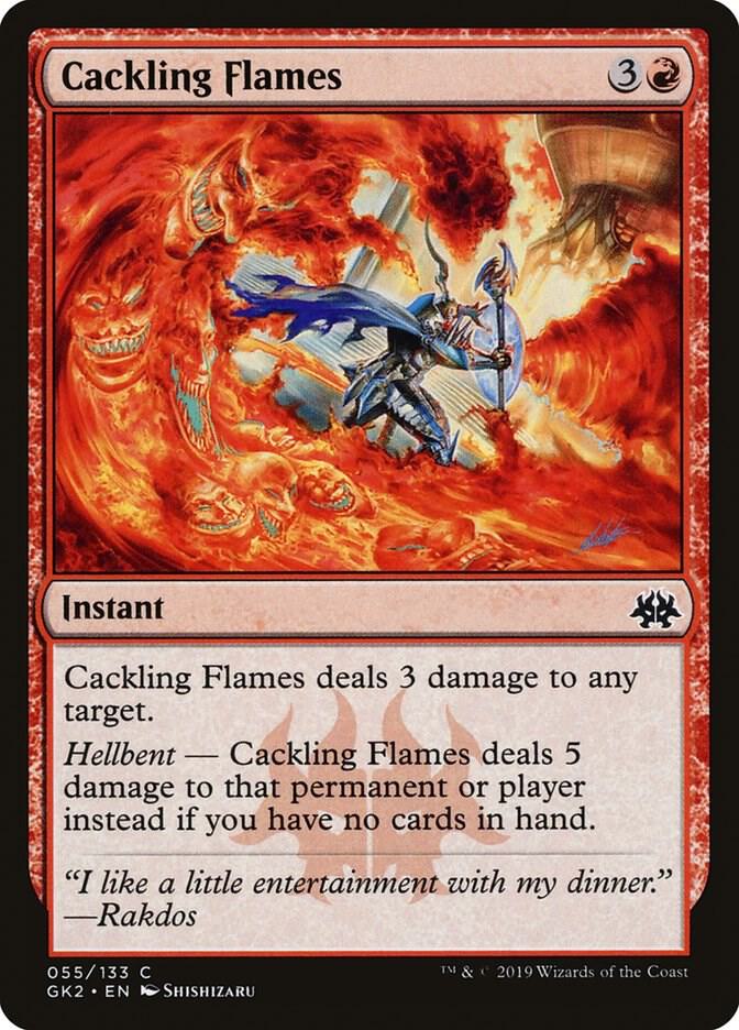 Cackling Flames 55 (Ravnica Allegiance: Guild Kits)  | Good Games Adelaide SA