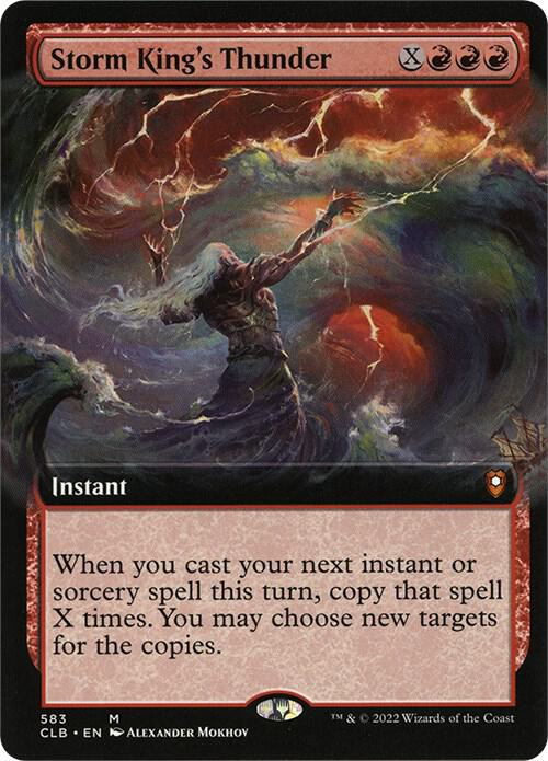 Storm Kings Thunder Extended Art 583 (Commander Legends: Battle for Baldur's Gate)  | Good Games Adelaide SA