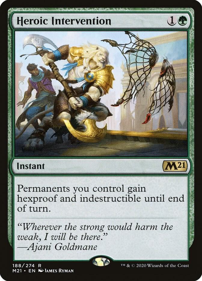 Heroic Intervention 188 (Core Set 2021)  | Good Games Adelaide SA