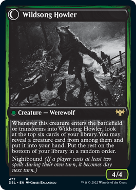 Howlpack Piper // Wildsong Howler [Innistrad: Double Feature] | Good Games Adelaide SA