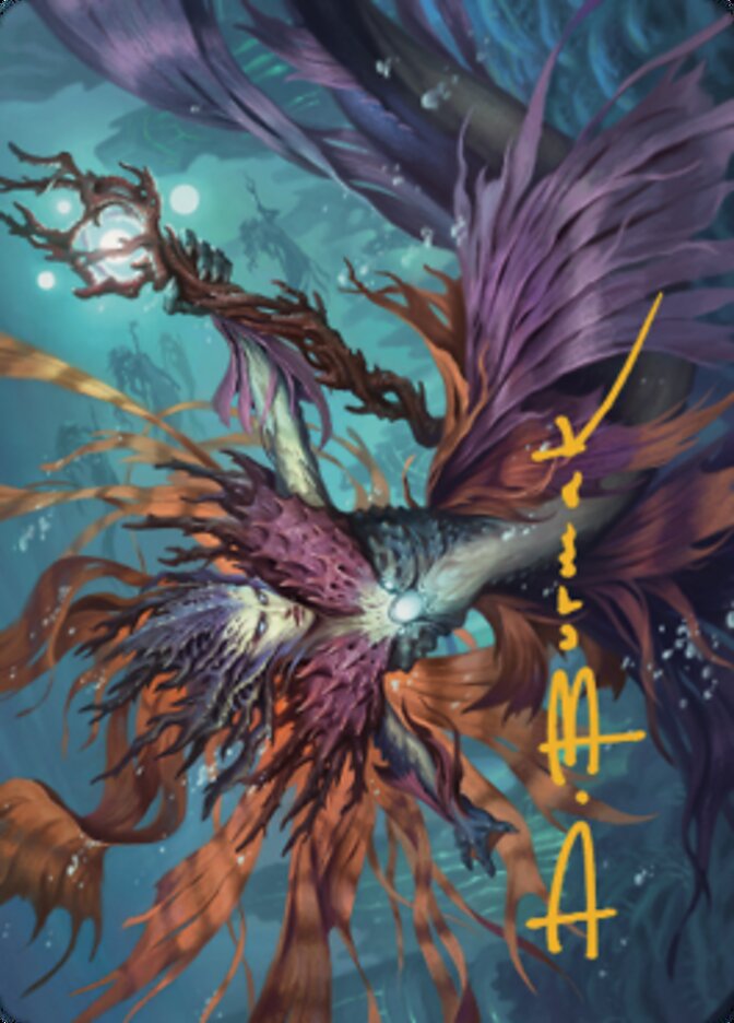 Vodalian Hexcatcher Art Card (Gold-Stamped Signature) [Dominaria United Art Series] | Good Games Adelaide SA