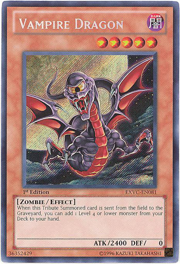 Vampire Dragon [EXVC-EN081] Secret Rare | Good Games Adelaide SA