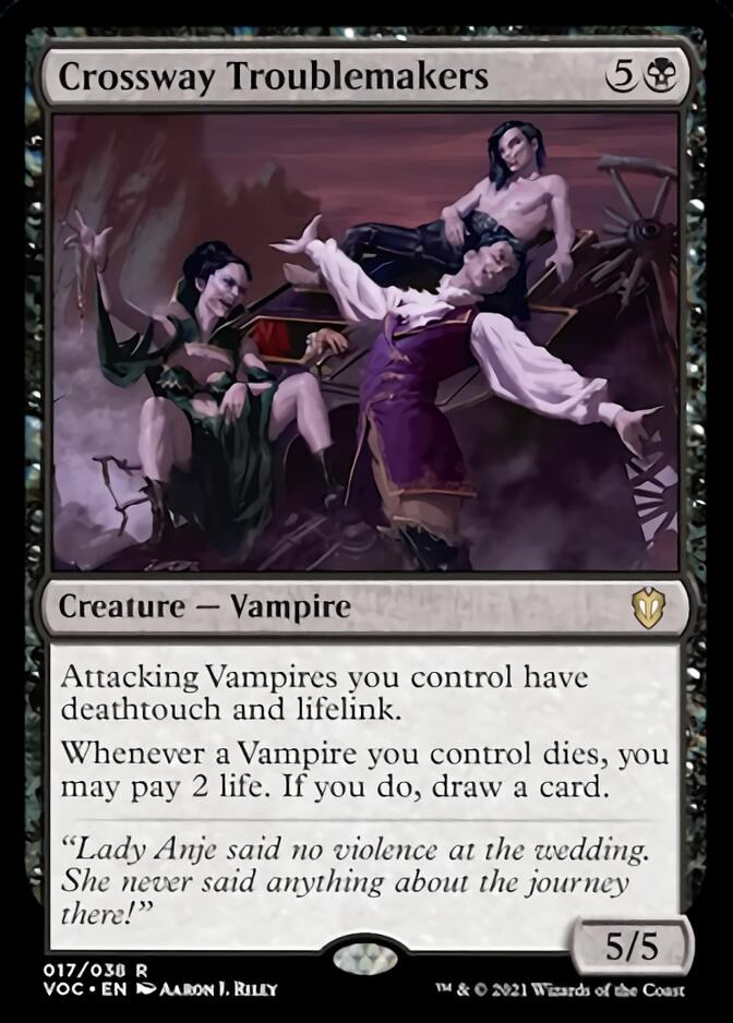 Crossway Troublemakers [Innistrad: Crimson Vow Commander] | Good Games Adelaide SA