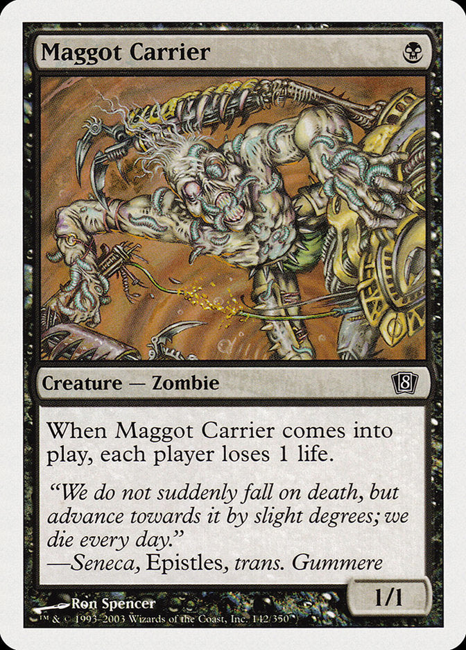 Maggot Carrier 142 (8th Edition)  - Foil | Good Games Adelaide SA