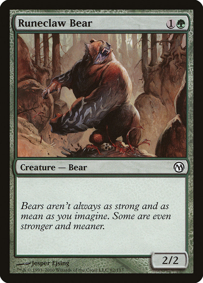 Runeclaw Bear [Duels of the Planeswalkers] | Good Games Adelaide SA