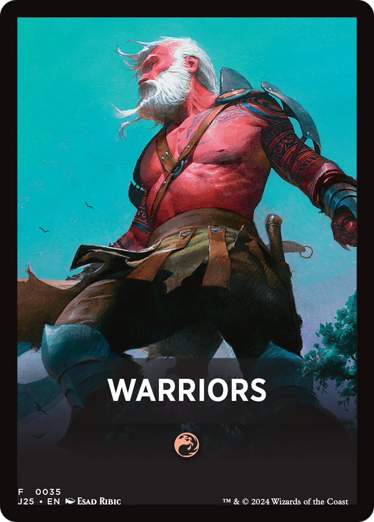 Warriors Theme Card [Foundations Jumpstart Front Cards] | Good Games Adelaide SA