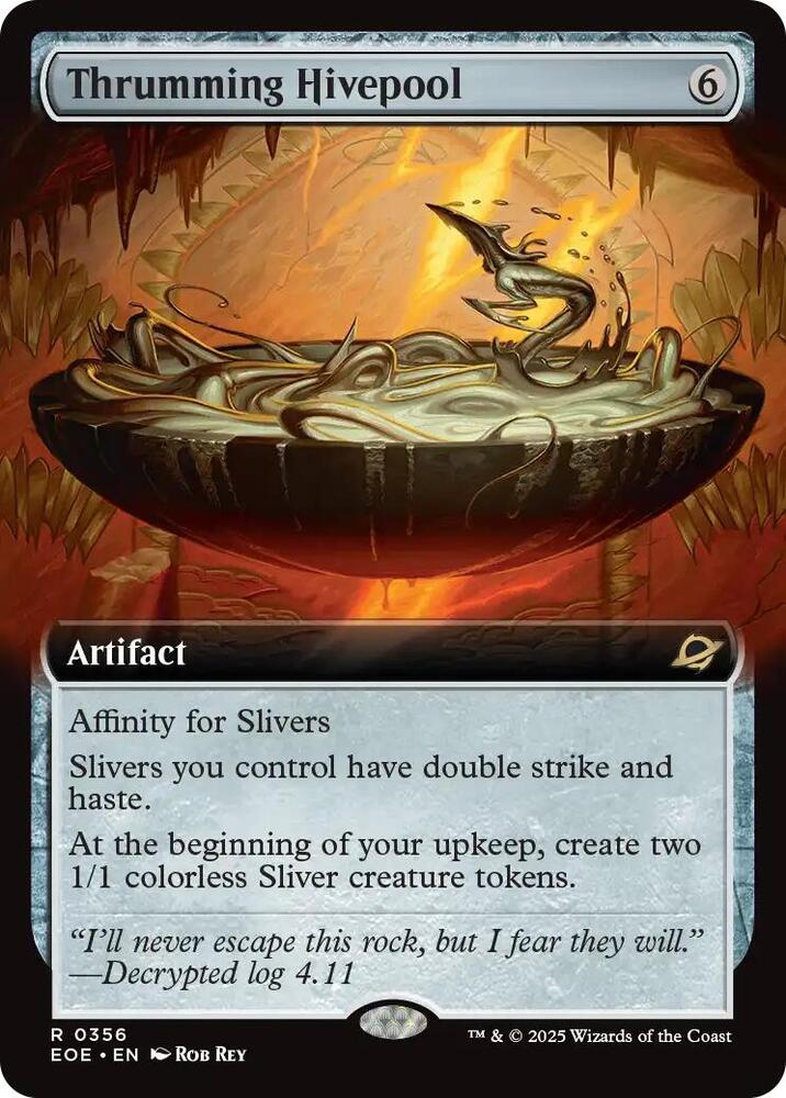 Thrumming Hivepool  356/276 (Edge of Eternities)  - Extended Art Foil | Good Games Adelaide SA