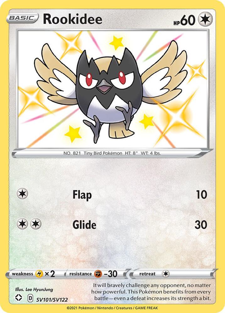 Rookidee SV101/SV122 (Shining Fates: Shiny Vault)  - Holofoil | Good Games Adelaide SA