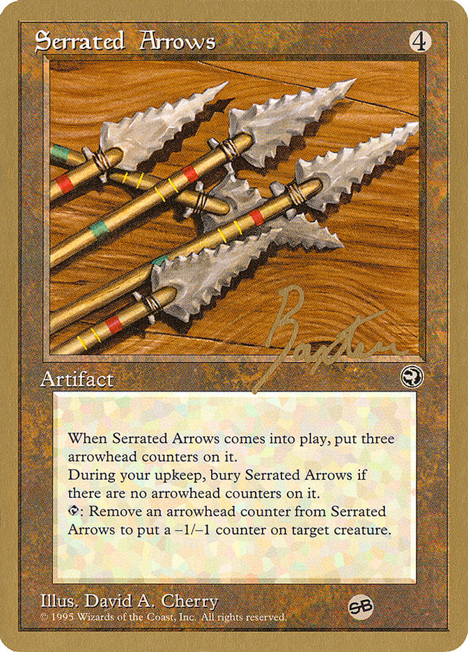Serrated Arrows (George Baxter) (SB) [Pro Tour Collector Set] | Good Games Adelaide SA