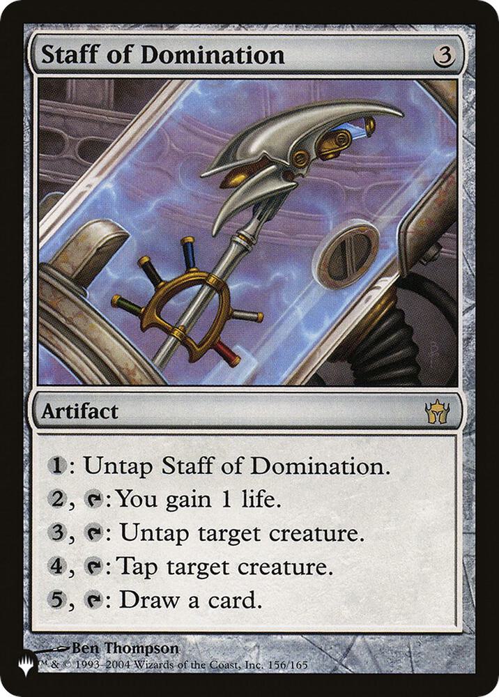 Staff of Domination 156/165 (The List Reprints)  | Good Games Adelaide SA