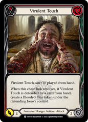 Virulent Touch (Red) [OUT168] (Outsiders)  Rainbow Foil | Good Games Adelaide SA