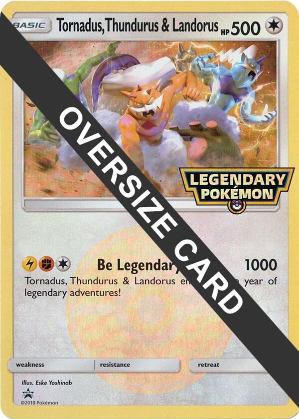 Tornadus Thundurus and Landorus Forces of Nature Promo  (Jumbo Cards)  - Holofoil | Good Games Adelaide SA