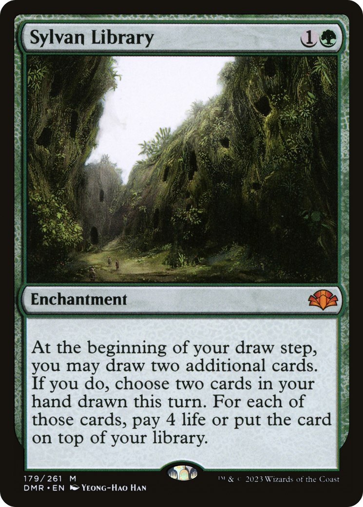 Sylvan Library [Dominaria Remastered] | Good Games Adelaide SA