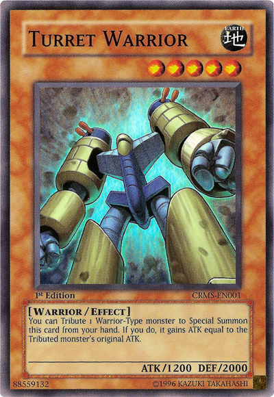 Turret Warrior [CRMS-EN001] Super Rare | Good Games Adelaide SA