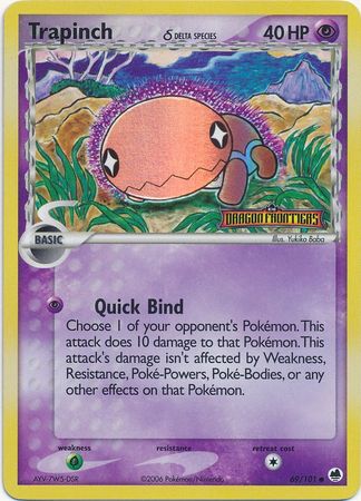 Trapinch (69/101) (Delta Species) (Stamped) [EX: Dragon Frontiers] | Good Games Adelaide SA