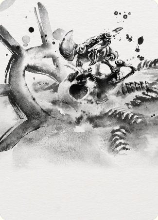 Myr Convert Art Card [Phyrexia: All Will Be One Art Series] | Good Games Adelaide SA