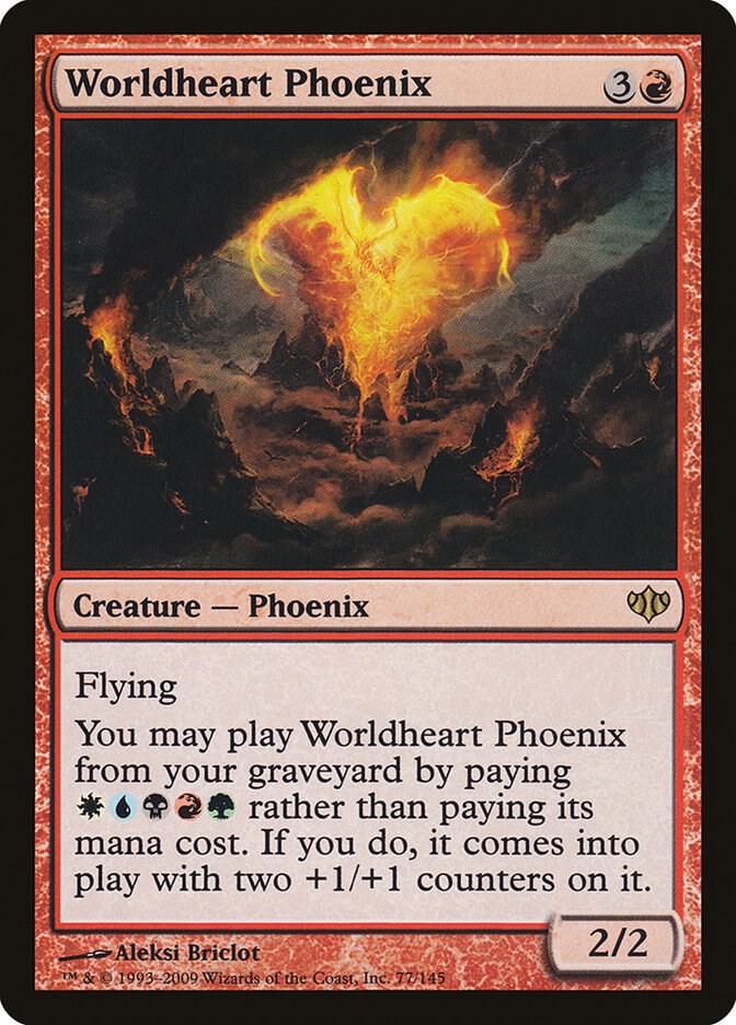 Worldheart Phoenix 77 (Conflux)  - Foil | Good Games Adelaide SA