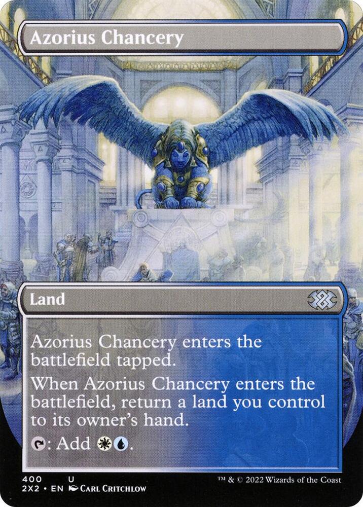 Azorius Chancery Borderless 400 (Double Masters 2022)  - Foil | Good Games Adelaide SA