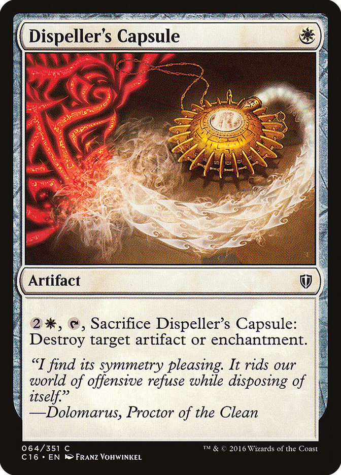 Dispeller's Capsule [Commander 2016] | Good Games Adelaide SA