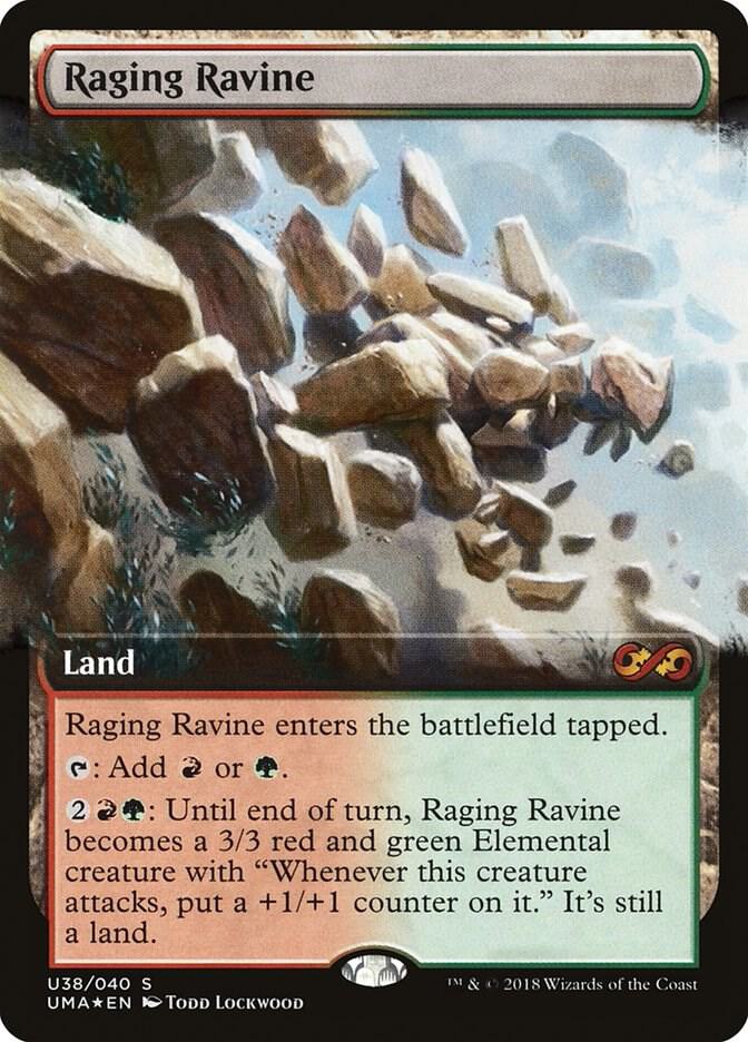 Raging Ravine U38 (Ultimate Masters: Box Toppers)  - Foil | Good Games Adelaide SA