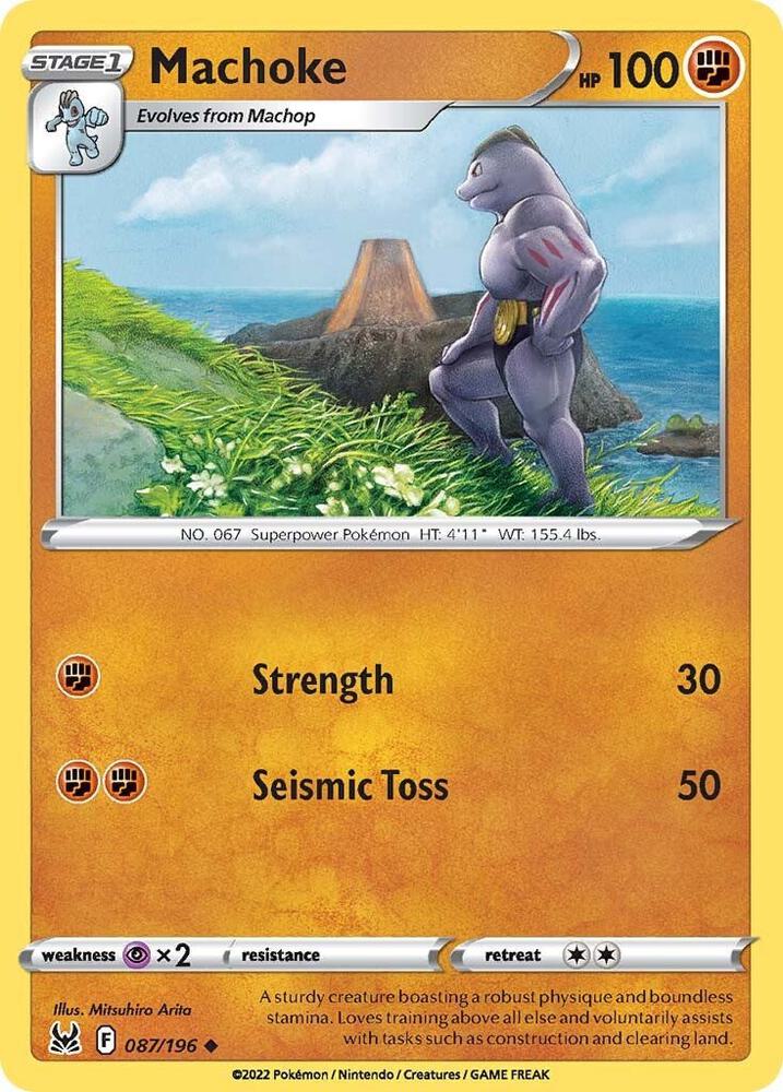 Machoke 087/196 (SWSH11: Lost Origin)  | Good Games Adelaide SA