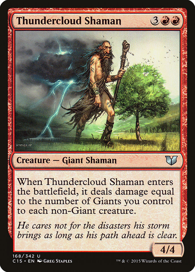 Thundercloud Shaman [Commander 2015] | Good Games Adelaide SA