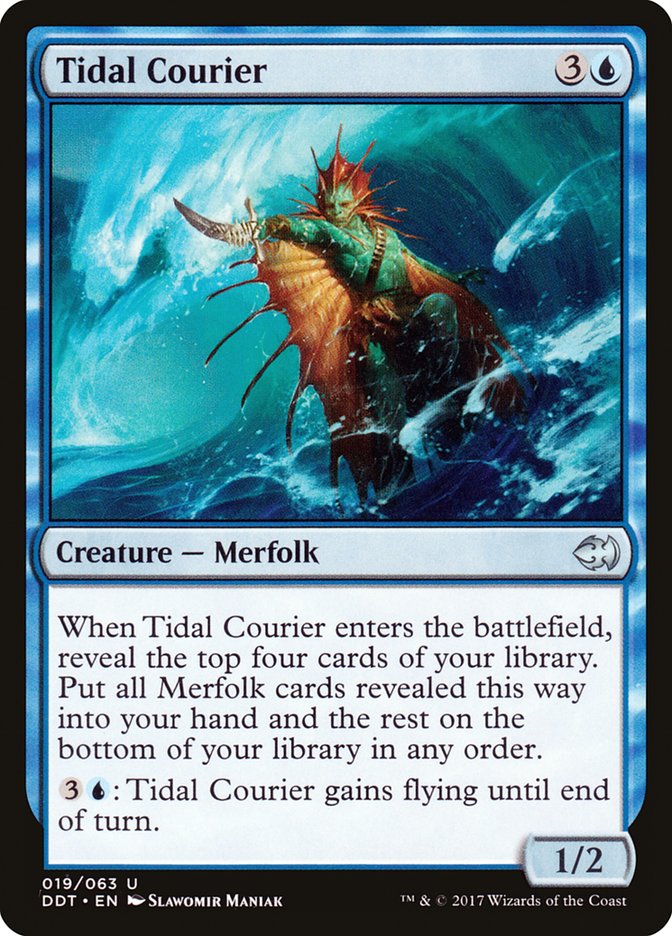 Tidal Courier 19 (Duel Decks: Merfolk vs. Goblins)  | Good Games Adelaide SA
