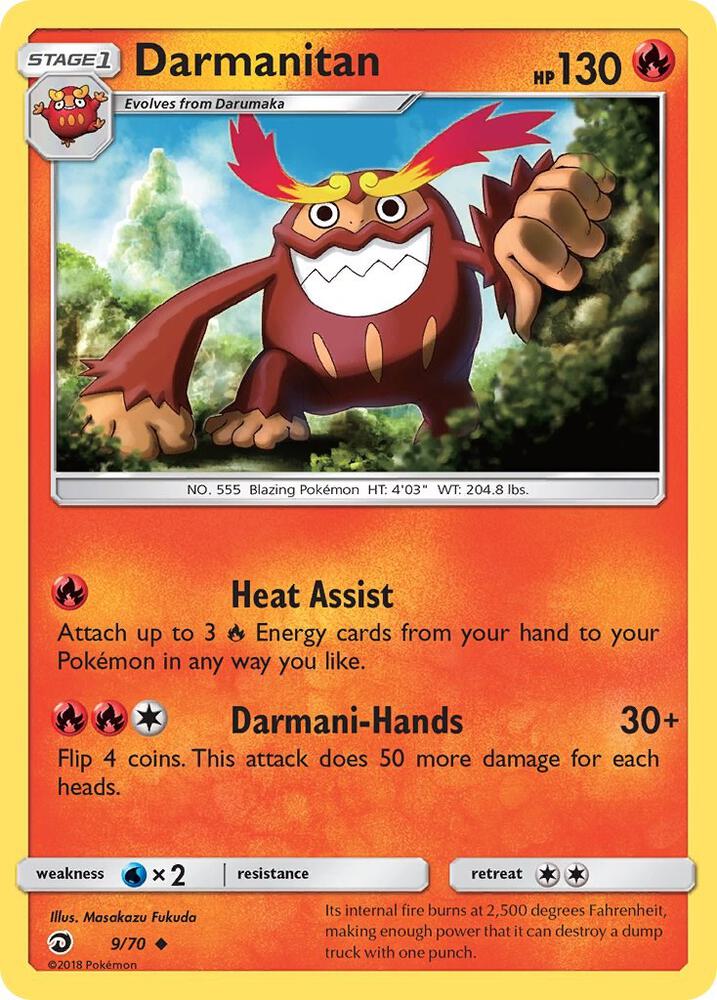 Darmanitan 9/70 (Dragon Majesty)  | Good Games Adelaide SA
