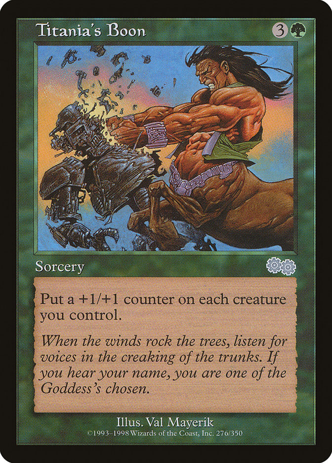 Titania's Boon 276 (Urza's Saga)  | Good Games Adelaide SA