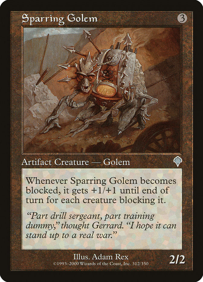 Sparring Golem 312 (Invasion)  - Foil | Good Games Adelaide SA