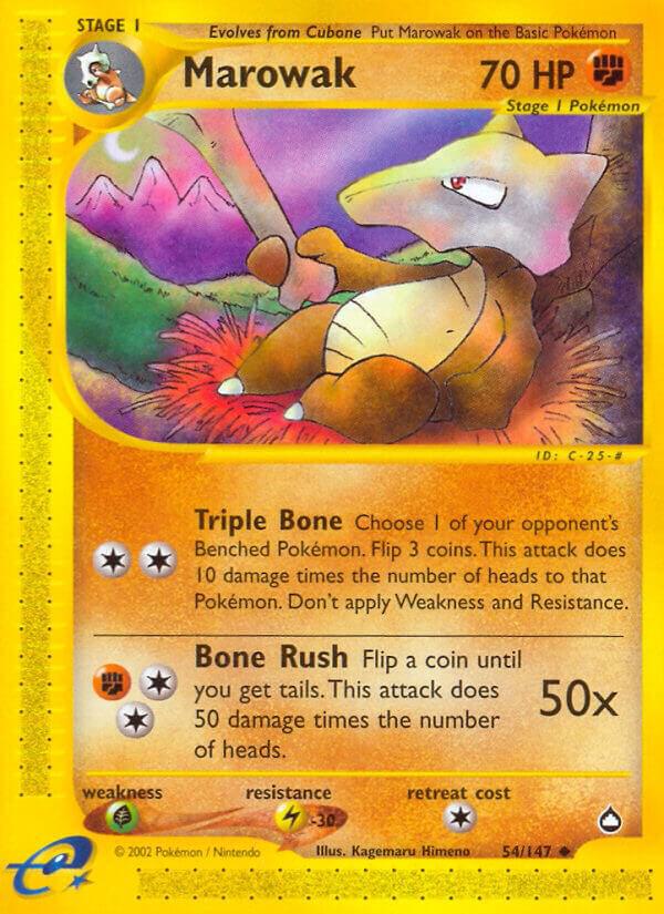 Marowak 054/147 (Aquapolis)  | Good Games Adelaide SA