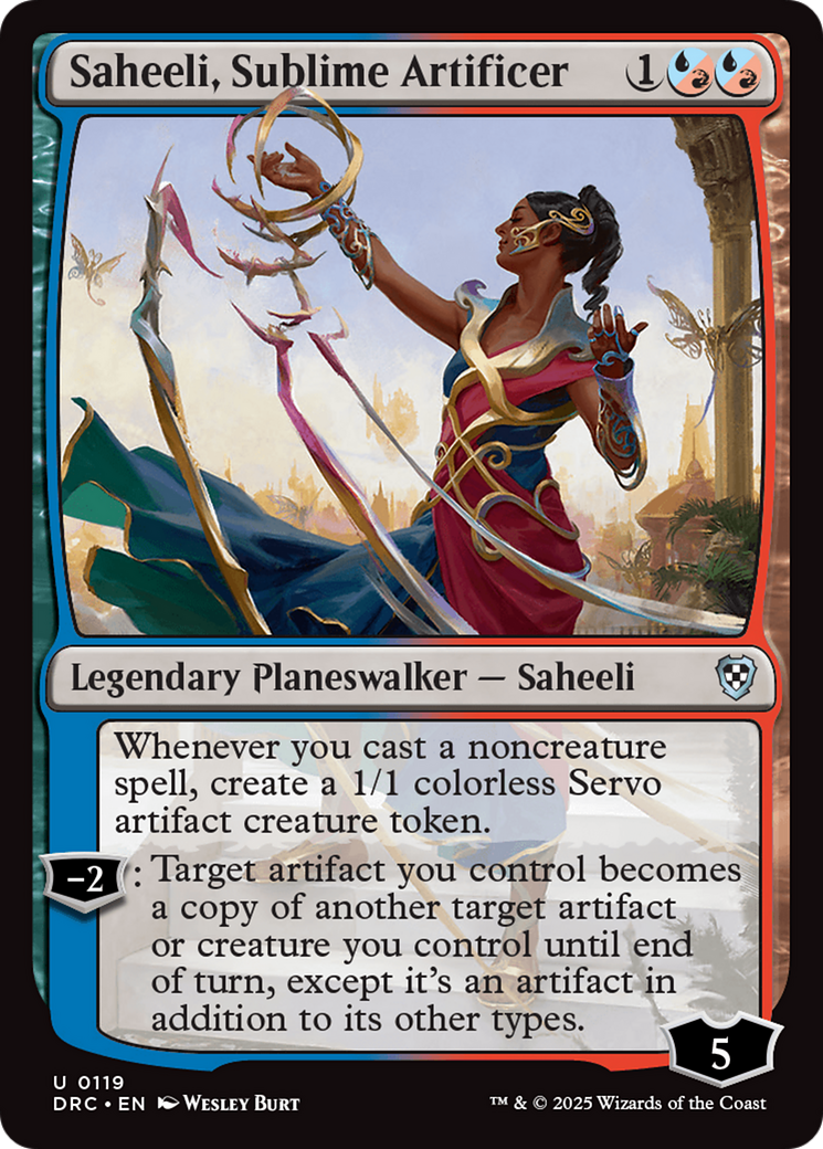 Saheeli, Sublime Artificer [Aetherdrift Commander] | Good Games Adelaide SA