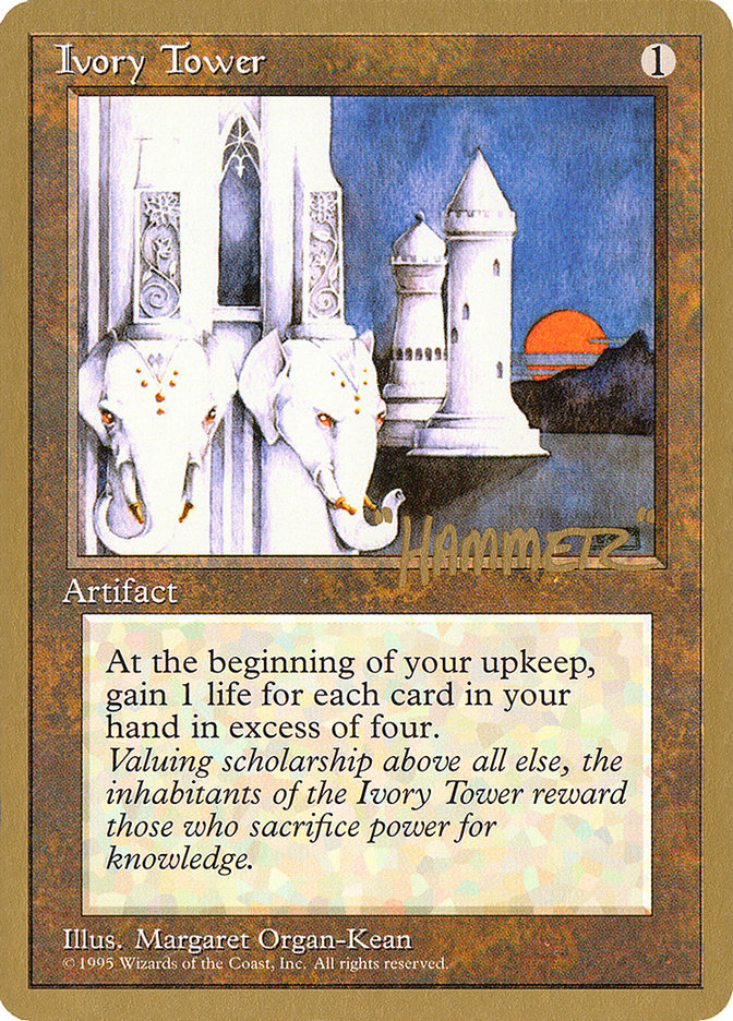 Ivory Tower (Shawn "Hammer" Regnier) [Pro Tour Collector Set] | Good Games Adelaide SA