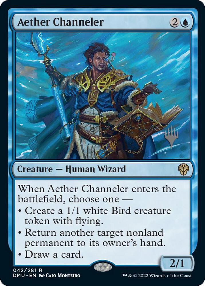 Aether Channeler 42 (Promo Pack: Dominaria United)  - Foil | Good Games Adelaide SA