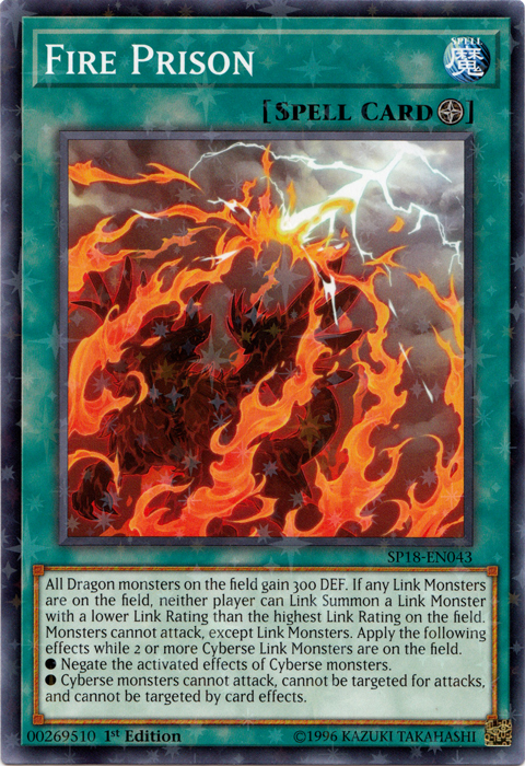 Fire Prison [SP18-EN043] Starfoil Rare | Good Games Adelaide SA