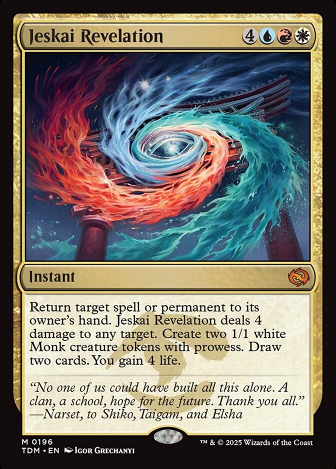 Jeskai Revelation 196 (Tarkir: Dragonstorm)  - Foil | Good Games Adelaide SA