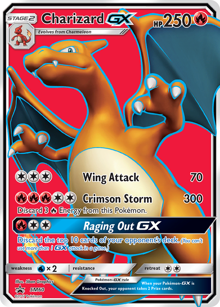 Charizard GX (SM60) (Jumbo Card) [Sun & Moon: Black Star Promos] | Good Games Adelaide SA