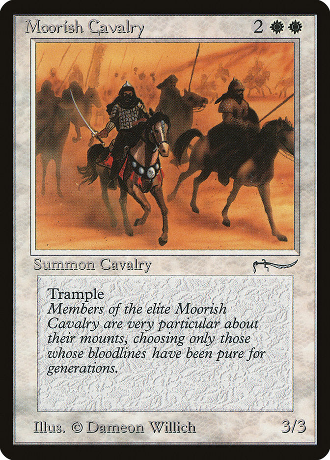 Moorish Cavalry (Light Mana Cost) [Arabian Nights] | Good Games Adelaide SA