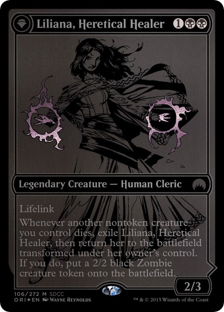 Liliana Heretical Healer SDCC 2015 Exclusive 106 (Media Promos)  - Foil | Good Games Adelaide SA