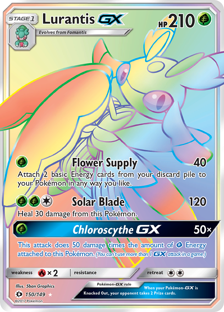 Lurantis GX (150/149) [Sun & Moon: Base Set] | Good Games Adelaide SA