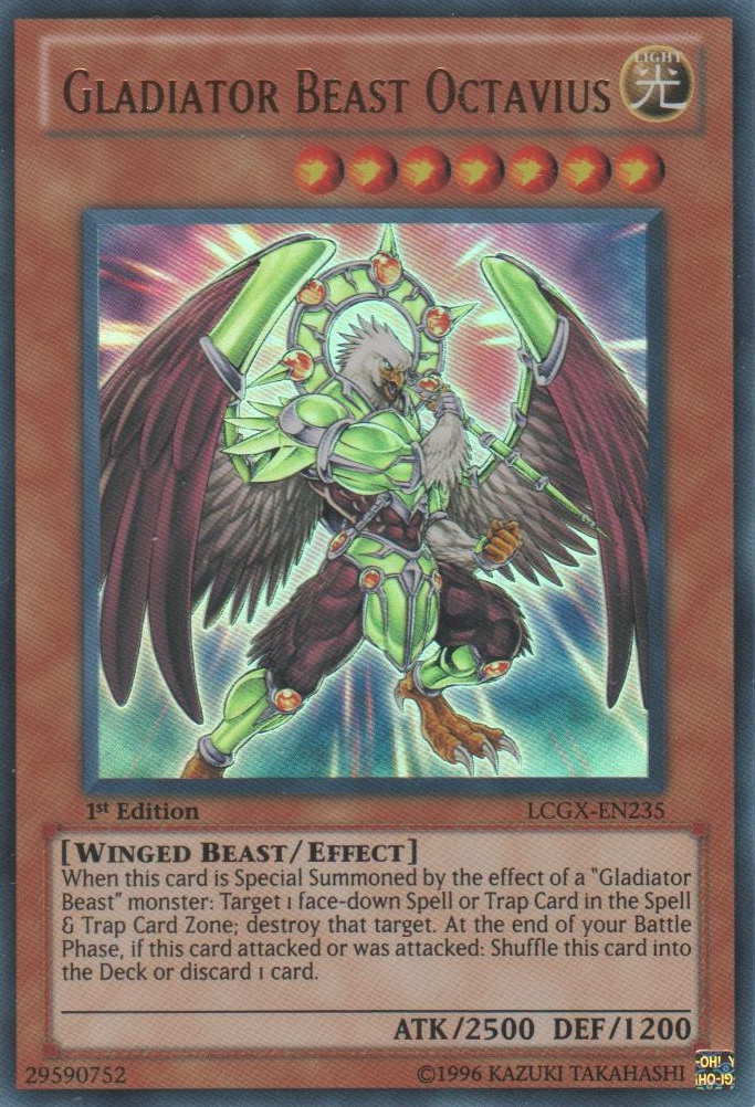 Gladiator Beast Octavius [LCGX-EN235] Ultra Rare | Good Games Adelaide SA